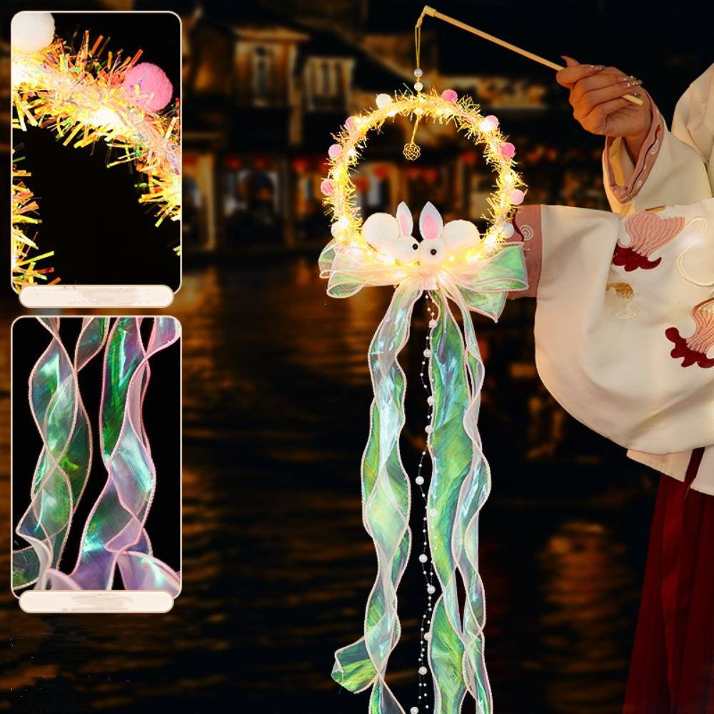 

Фонарь для фестиваля середины осени своими руками, переносной, атмосферное украшение, китайский традиционный фонарь, атмосферный реквизит, подарки, светящийся свет