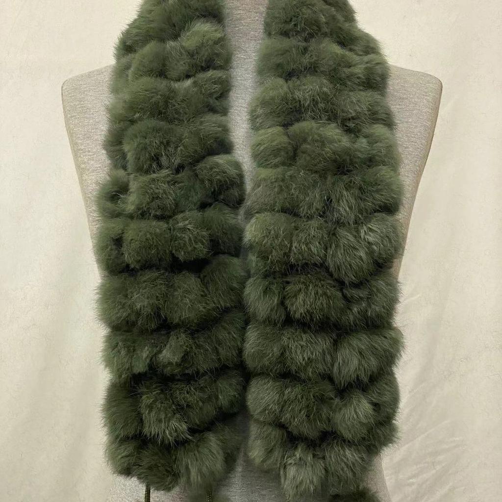 Fall and Winterfashion Scarf Stuffed 1m Heattech Imitation Fur Scarffashionthickened Scarf