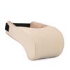 PU Leather Auto Car Neck Pillow Memory Foam Filling Neck Rest Seat Headrest Pillow Support Solution For Kids And Adults