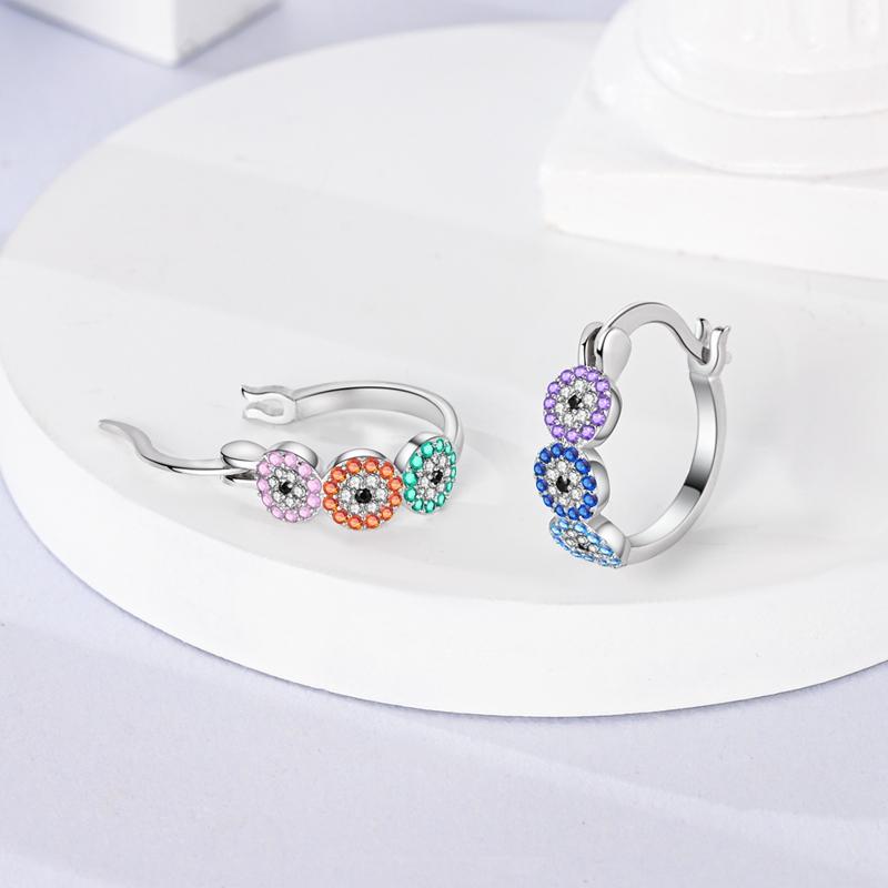 Eye of Splendor Earrings for Women Girls Trendy Fashion Jewelry High Quality Dainty Elegant Gift