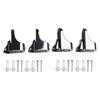 Support Glass Clamp F Clip For 3-20 Mm Thick Shelf Large Partition Board Zinc Alloy 55 X 24 Mm Brackets Practical Accessories