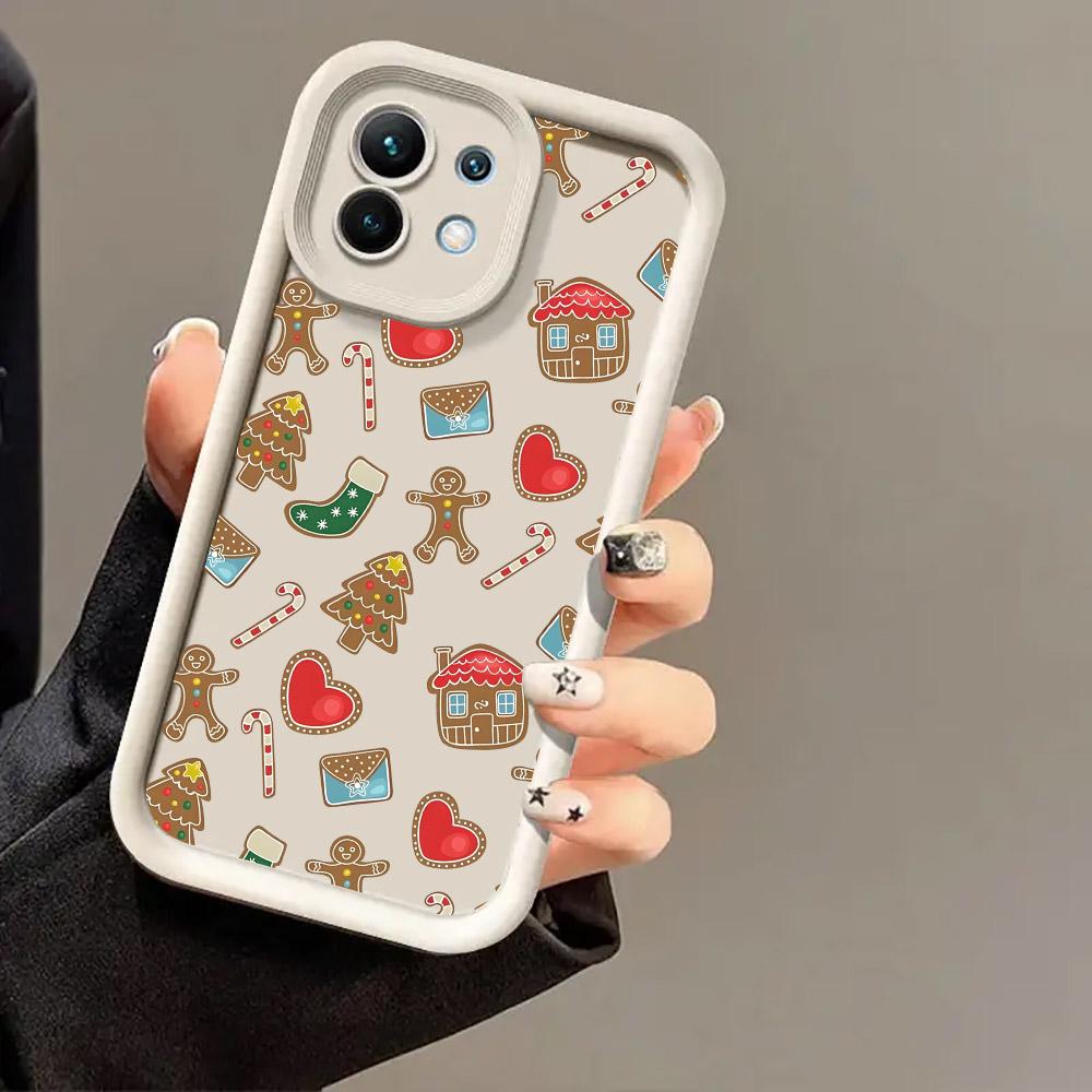 Merry Christmas Drawings Print Phone Case For Xiaomi 17 Pro Max 15T 14T 13T 11Lite Poco X5 X6 X7 F5 F7 M6 M7 Pro 5G Soft Cover
