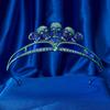 Gothic Skull Crown Halloween Headband Queen Halloween Party Decorations  Girl