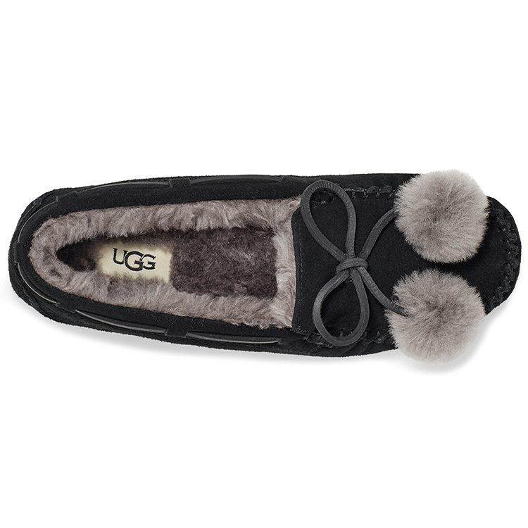 UGG Dakota Bow Pom 'Black' Women's 1124030-BLK