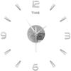 Large European & American 3D Acrylic Wall Clock for Living & Dining Room Home Decor - DIY Wall Sticker Clock