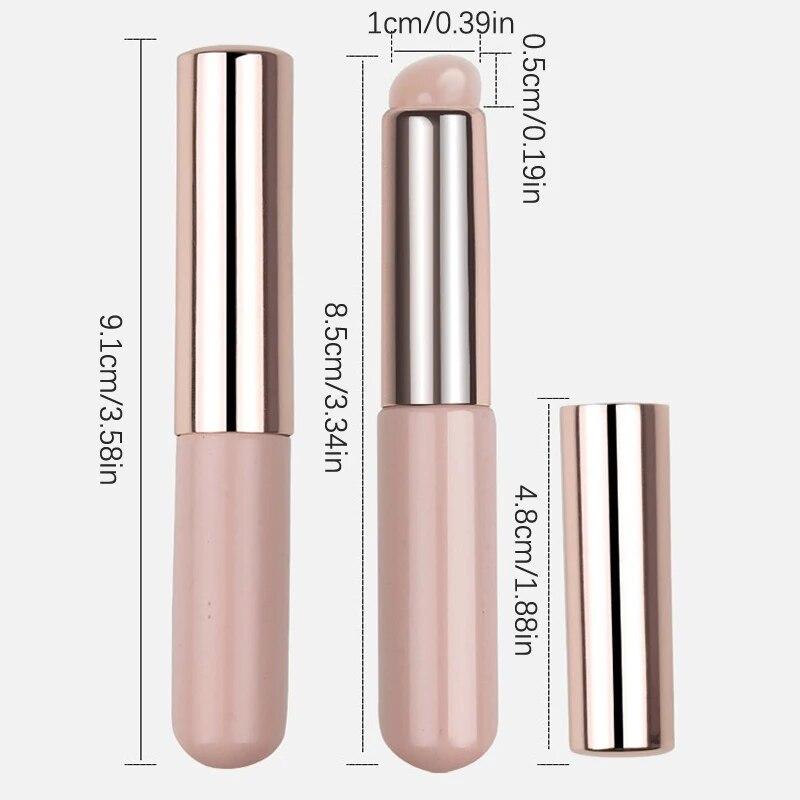 3 Colors Selling Tapping Gel Gradient Halo Dyeing Silicone Rod Portable Multifunctional Reusable Nail Brush Lip Brush Special Tool
