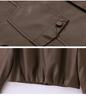 2025 Spring Women's Casual Leather Jacket - Loose, Versatile Lapel Design ZH1163