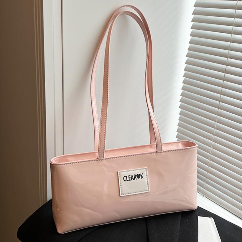 

Korean fashion new soft durable handheld large capacity senior texture soft durable seaside vacation commuter shoulder crossbody bag світло-жовтого кольору
