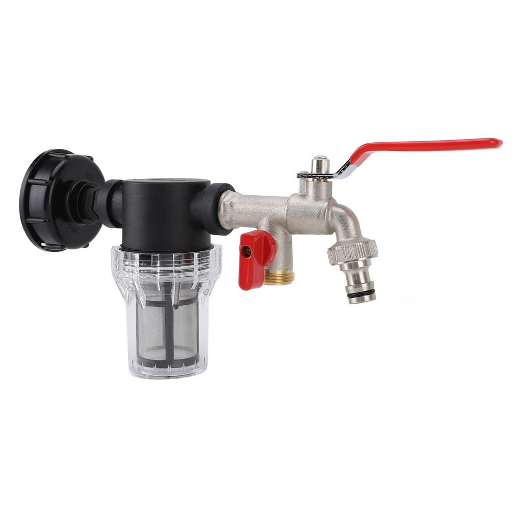 Filtr do podlewania do kranu zbiornika IBC Adapter Beczka tonowa Złącze Nawadnianie ogrodu Pompa do akwarium Woda