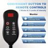 Rechargeable Electric Foot Massager Adjustable Intensity Kneading Massager  Office Use