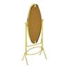 1:12 Scale Doll House Dressing Mirror Metal Floor Mirror Model Figurine For Miniature Bedroom Scene Setting Decoration