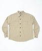 STAGE NAME Cotton Double Shoulder Work Oversized Shirt_Beige