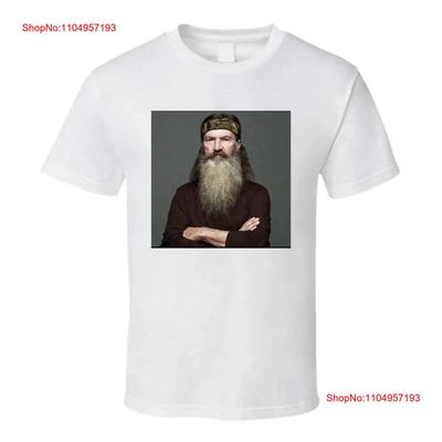 Phil Robertson T Shirt Vintage Washed Graphic Homme Fashion Casual Designer Clothes Top For Everyday Wear Comfortable Versatile