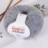 1Roll Yarn Weaving Colored-dot DIY Mohair Yarn Multi-purpose Scarf Yarn Cloth Yarn Bold Line