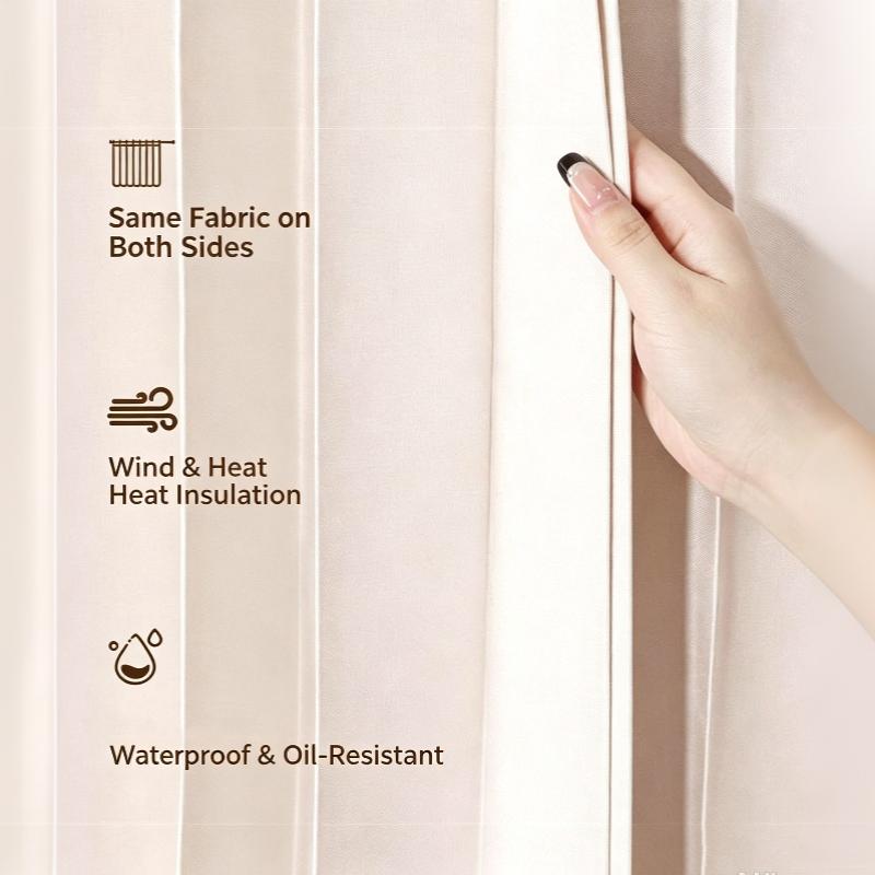Stylish Elegant Folding Door Curtain No Punching Design Home Decor Privacy Better Space Partitioning For Kitchen Home Bedroom