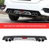 Rear Diffuser, Bumper, Lip & Exhaust Tips for 2016-2019 Civic Sedan Modifications