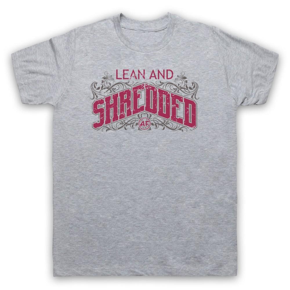 Lean And Shredded Af Bodybuilding Workout Slogan Gym Mens And Womens T-Shirt