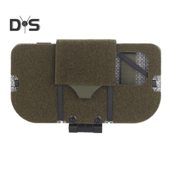 Foldable Hunting Vest Phone Holder Plate Carrier for iPhone 15 Mobile Universal Chest Navigation Board Cell Phone Mount Outdoor Vest Attachment