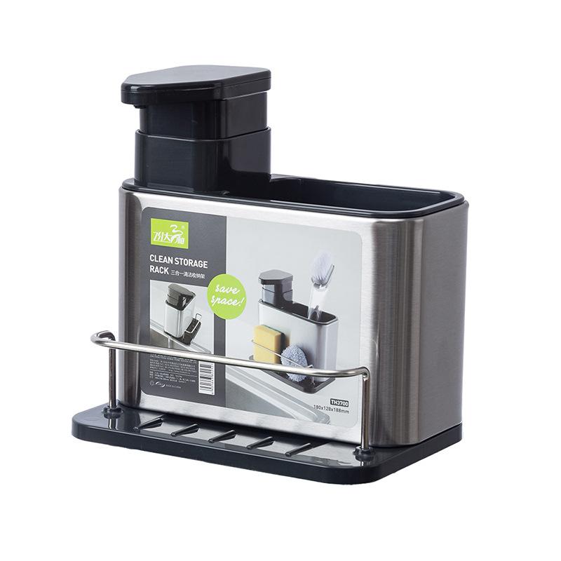 

Kitchen Shelf Stainless Steel Kitchen Sink Countertop Storage Shelf