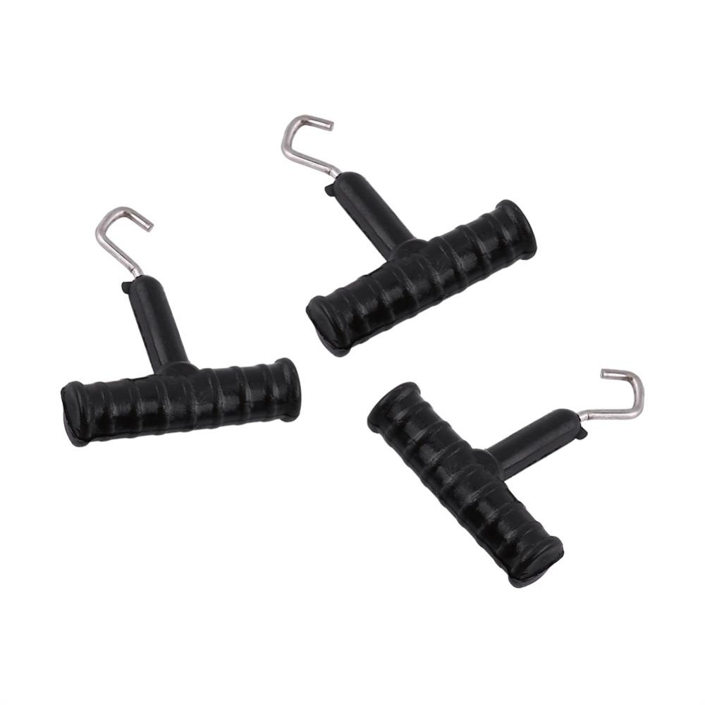 10 Pcs Stainless Steel Fishing Knot Puller T Shape Handle Rig Puller Knot Tools  Outdoor Fishing
