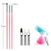 15Pcs Dotting Pen  Handle Nail Diy Art Uv Gel Nail Brush Acrylic Brushes