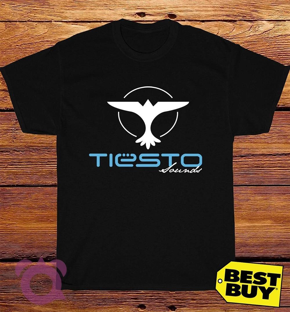 New Tiesto Bird Logo Men s Funny T-Shirt Size S to 5XL XXXL