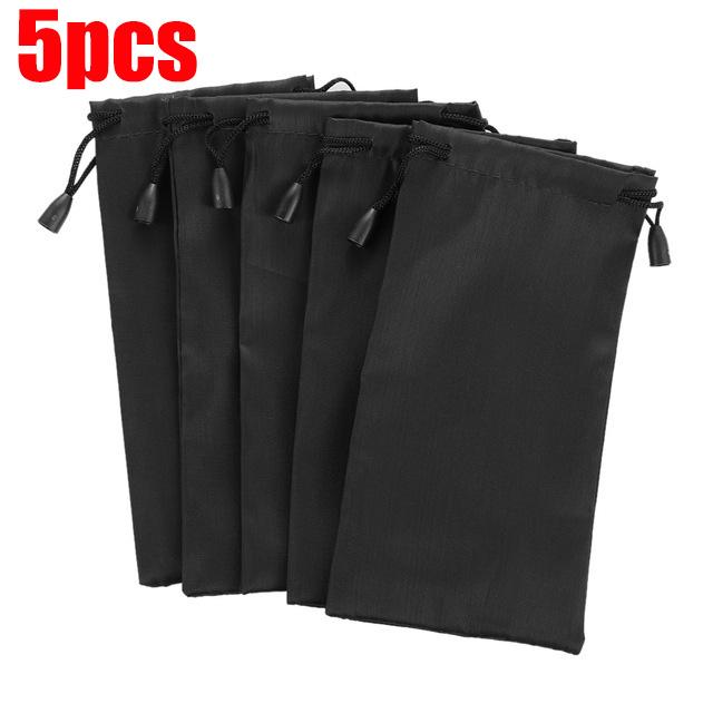 50Pcs Portable Soft Cloth Waterproof Sunglasses Bag Microfiber Dust Storage Pouch Glasses Carry Bag Eyewear Case Container