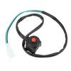 22mm Motorcycle Kill Switch 64cm Wire Length Universal Motorbike Engine Kill Stop Switch Horn Button Red