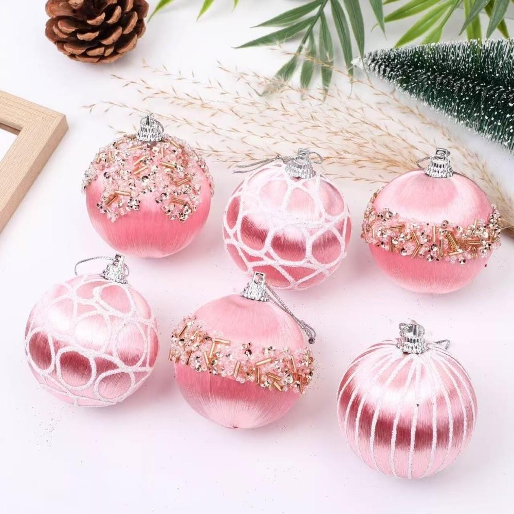 16Pcs/set 16 Pcs Christmas Tree Ornaments 6 CM Hanging Ornaments  Home Decor