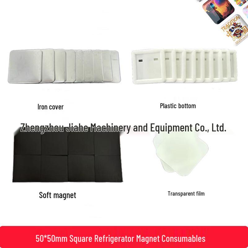 50mm All-Metal Square Badge and Magnet Maker Machine