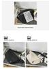 Large Capacity Unisex Crossbody & Waist Bag - Japanese Style, Solid Color, Trendy Hong Kong Street Design