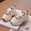 Boys' Mesh Running Shoes Breathable Sports Shoes Girls' Lightweight Casual Shoes Fashionable Dad Shoes