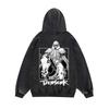 Anime Berserk Guts Print Hooded Men Women Vintage Cotton Hoodies Hot Manga Sweatshirt Harajuku Unisex Streetwear Trendy Pullover