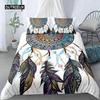 Dreamcatcher-Bettbezug-Set, King-Size-Bett, Boho-Traumfänger-Bettwäsche-Set, Mikrofaser, Bohemian-Stil, Bettdeckenbezug für Mädchen und Frauen