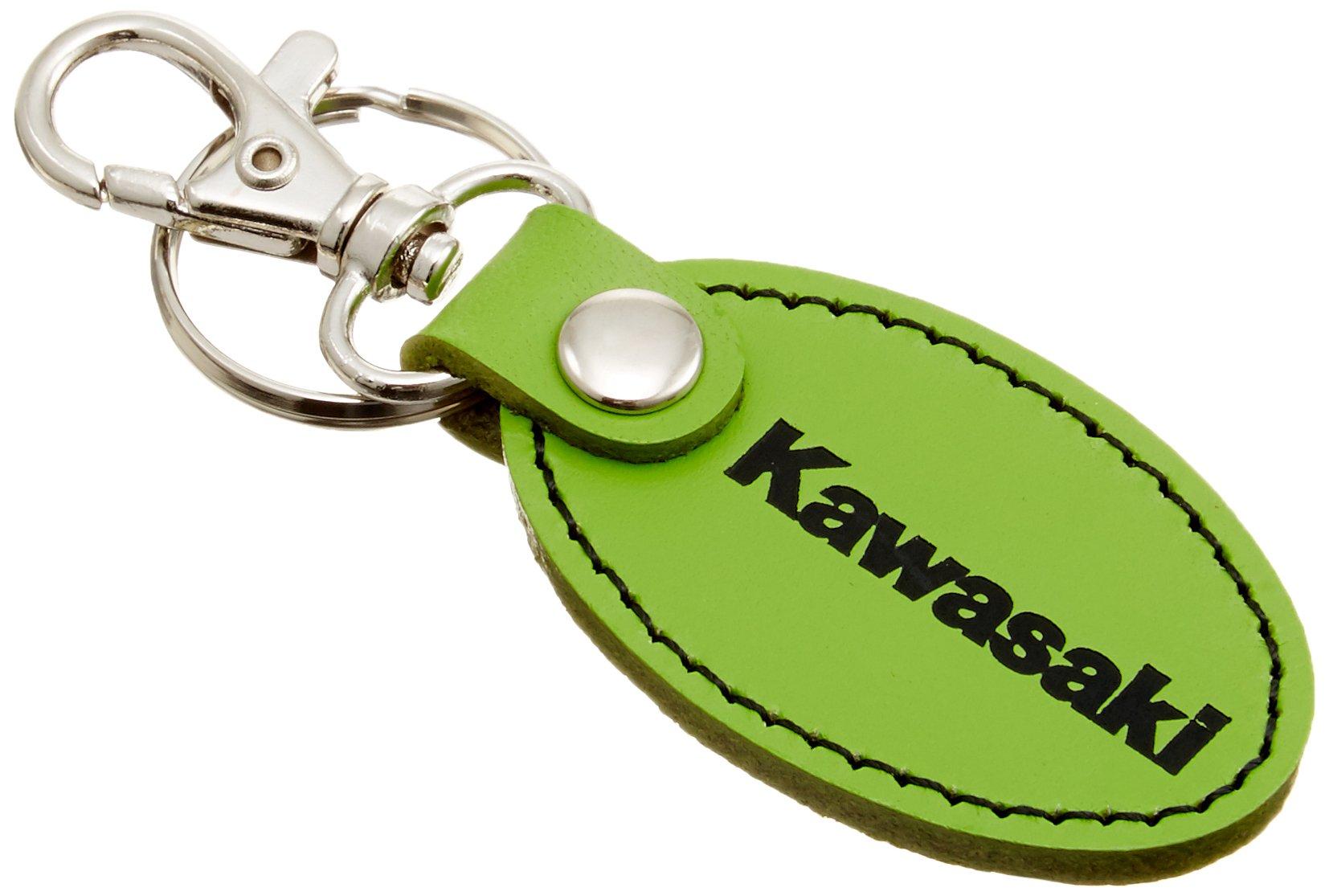 

KAWASAKI Kawasaki Kawasaki Oval Leather Keychain G J70020146 (Genuine Accessory) зелёный