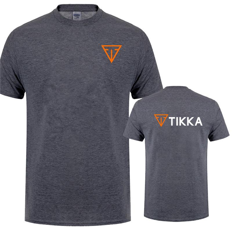 T-shirt da Caccia Tikka By Sako Estiva Unisex Unisex Cotone Streetwear Top Manica Corta T-shirt Unisex Lh636