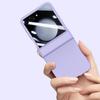 Samsung Z Flip7 Skin-Feel PC Protective Case: Full Coverage, Three-Piece Set for Flip4/5