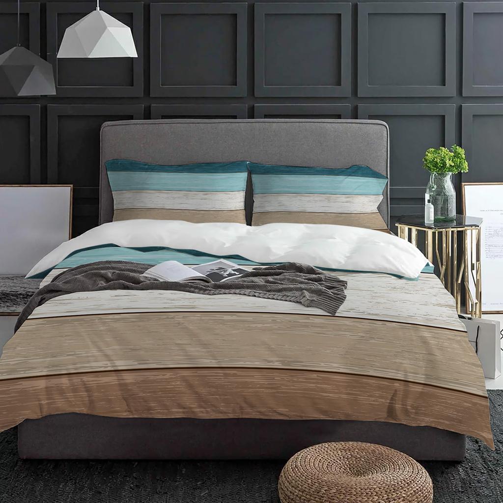 Vintage Farm Barn Grain 3pcs Bedding Set For Double Bed Home Textile Duvet Cover Quilt Cover Pillowcase