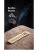 10.5CM Short Ceramic Incense Holder - Plum, Orchid, Bamboo, Chrysanthemum Design