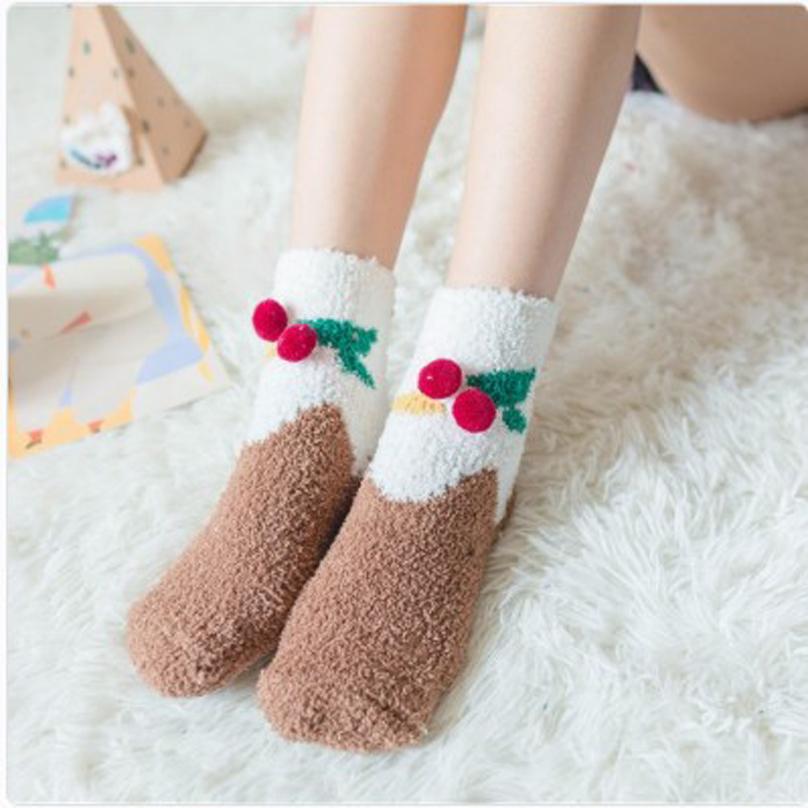 Cute animal warm socks, Christmas socks, thick socks