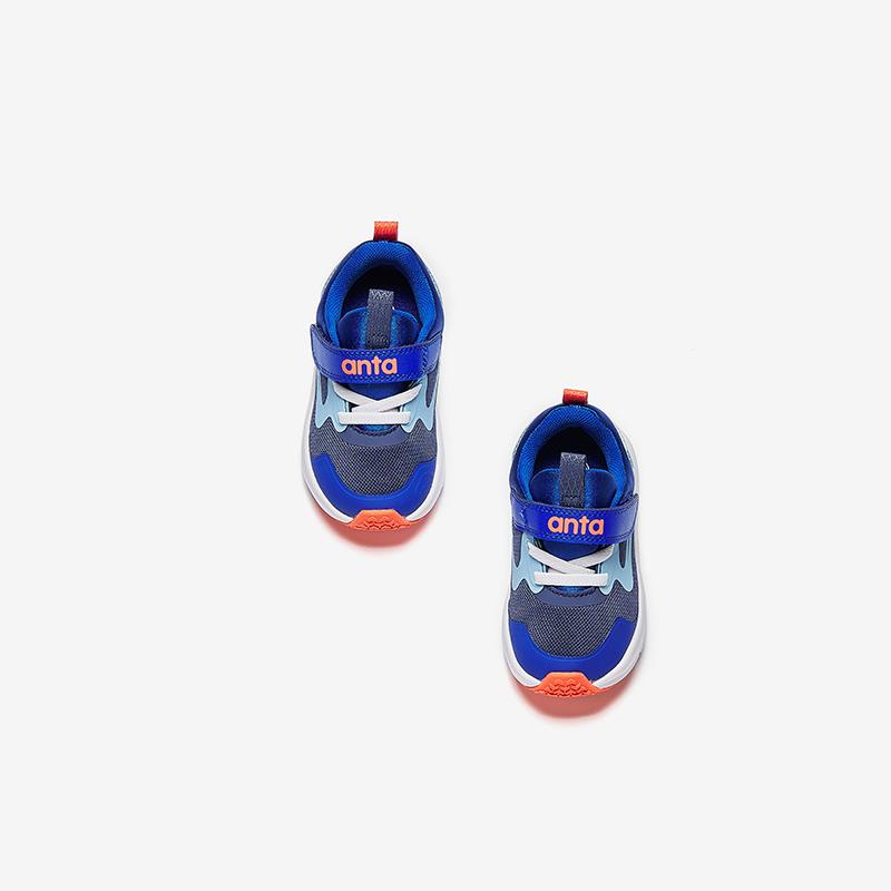 Anta Soft Comfortable Non-Slip Low-Top Walking Shoes Baby Shoes Blue Green A12440061-1