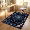Ethereal Skull Theme Soft Crystal Velvet Rug Custom Name & Text Print Non Slip Floor Rug for Bedroom Living Room