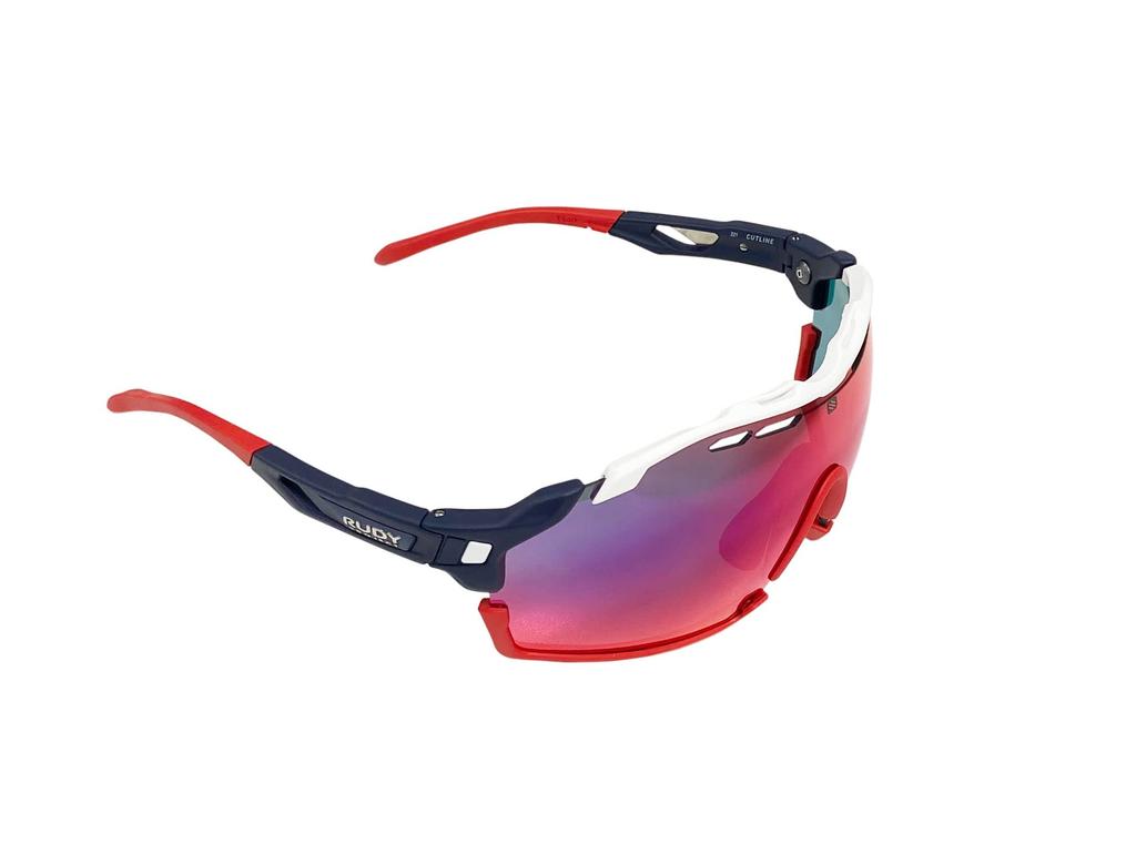 RUDYPROJECT Cut Line Blue 36g Sunglasses, Navy/Multi-Laser Red, SP633847-CZ00, Weight