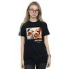 Disney Womens/Ladies Mickey Mouse Building A Building Cotton Boyfriend T-Shirt