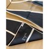 Used Echo 100% Silk Scarf Large Black Beige