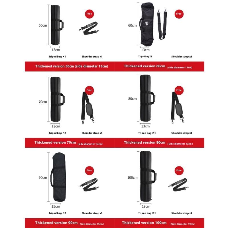 Multifunctional Photography Equipment Carrying Case Wide Shoulder Strap Design Thickened Oxford Cloth Storage Solution