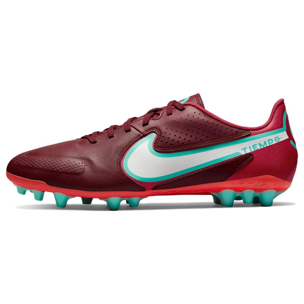 Nike Legend 9 Academy Round Toe AG (Rubber Short Studs) Artificial Grass Kangaroo Leather Slip Resistant Durable Support Football Shoes DB0627-616