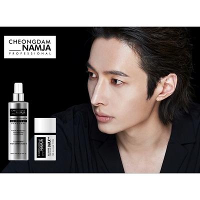Cheongdam Men's All-in-One Pomade Wax + Hypoallergenic Hard Hair Spray 200ml 1 Set