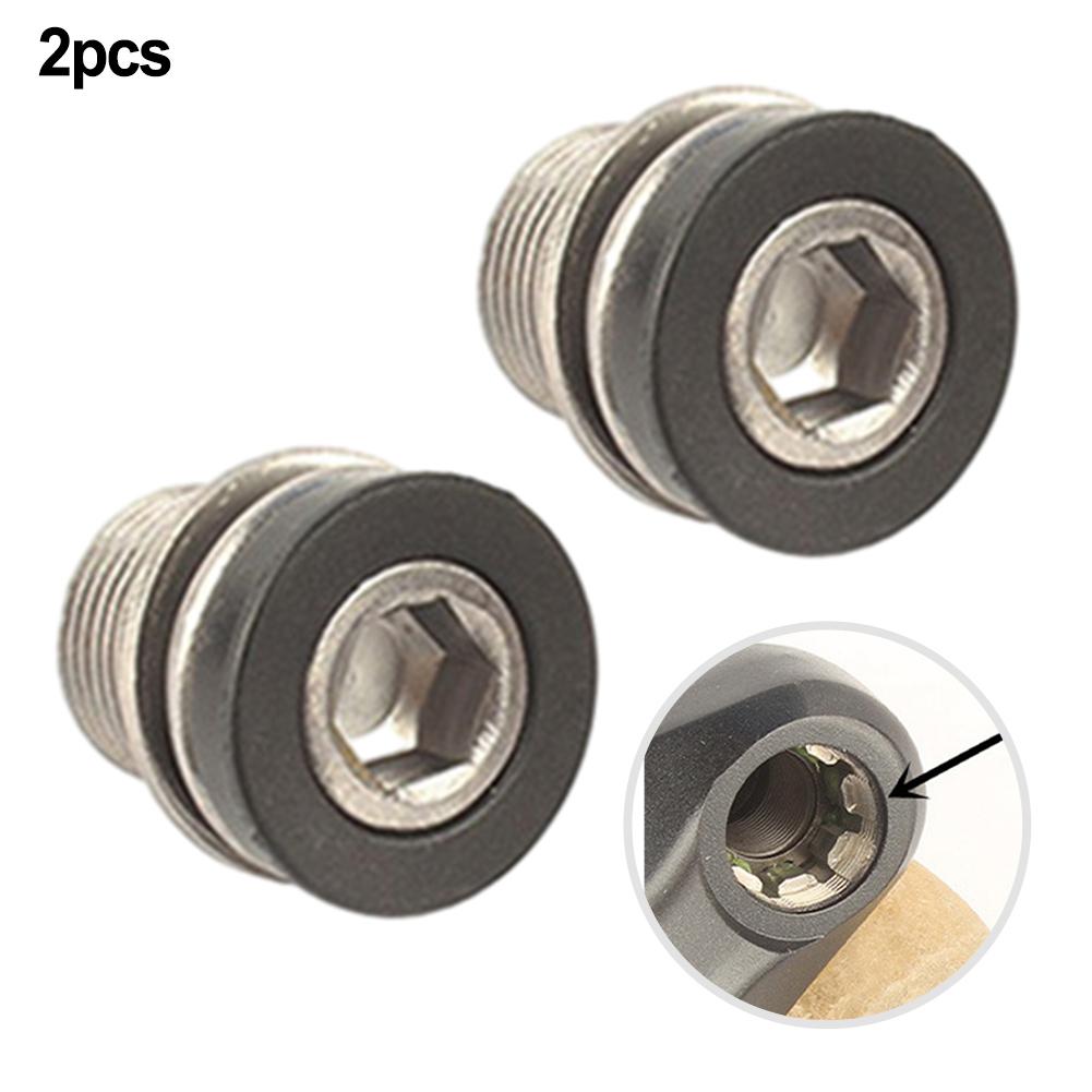 Cranksets 2*screw Cycling Electro Silvering Rustproof