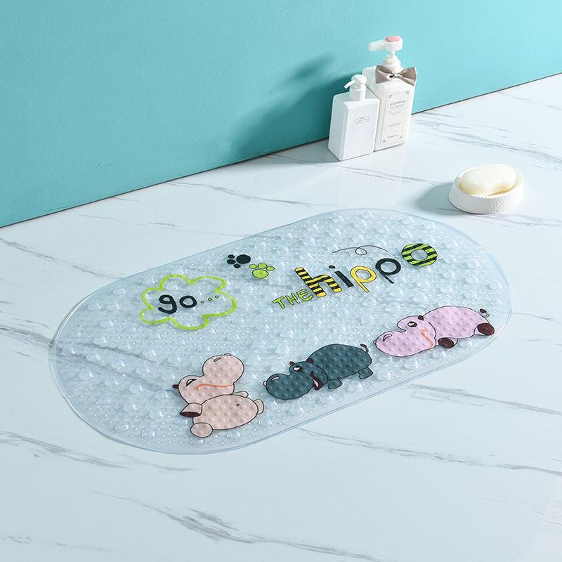 23 Pattern Cartoon Non-Slip Bathroom Mat PVC Bottom Suction Cup Shower Mat for Child Drainage Bath Pad Bathtub Mat Eco-friendly